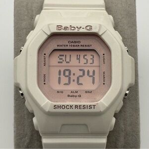 Casio G-Shock Baby-G BG-5606-7BJF Pink White Women’s Digital Watch 5600 *READ*